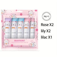 Fragrance Hand Cream Set - Moisturizing & Nourishing, Reduces Dry Hands