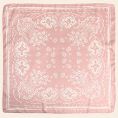 Paisley Print Square Scarf Silk Shawl Bandana Head Wraps Neckerchief