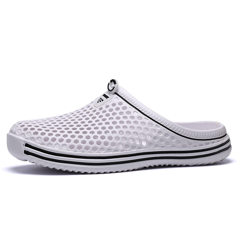 Solid Closed Toe Slides Casual Slippers Women's