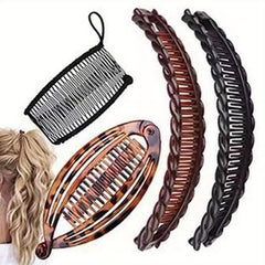 Vintage Banana Clip Hair Claw Ponytail Holder Accessories