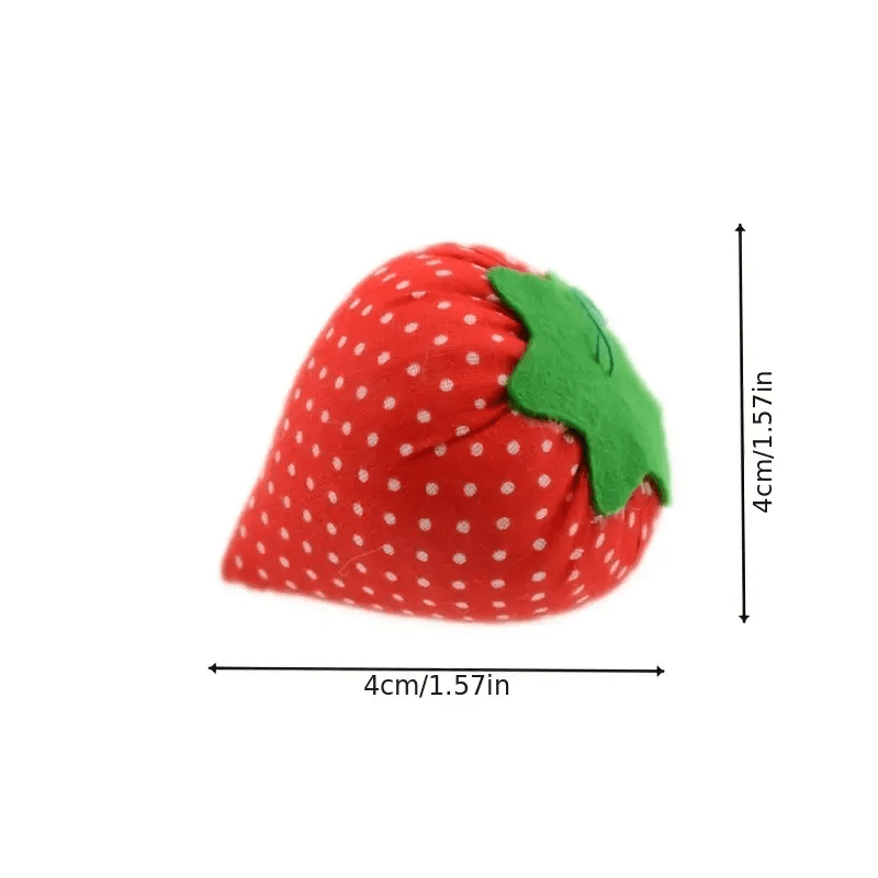 DIY Craft Strawberry Pin Cushion Needle Holder Sewing Kit