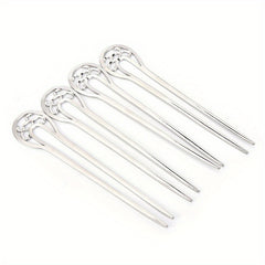 Vintage Metal Hair Pin U Shaped Hair Pin Hair Accessories For Women