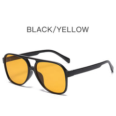 Vintage Aviator Sunglasses Gradient UV Protection