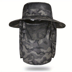 Camouflage Sun Hat Fishing Cap Outdoor Fisherman Hat