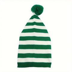 Adult Christmas Knitted Hat Elf Santa Claus Crochet Hat