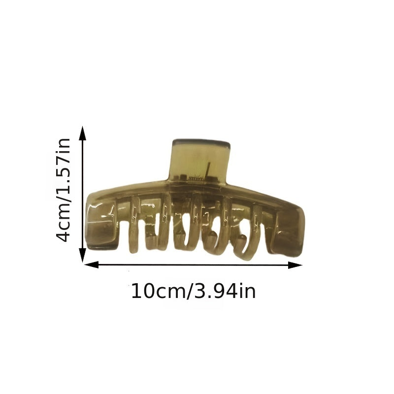 Geometric Transparent Hair Claw Clip Hair Styling Accessories
