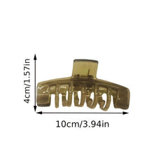 Geometric Transparent Hair Claw Clip Hair Styling Accessories