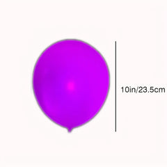 100pcs Neon Glow Latex Balloons Happy Birthday Fluorescent Luminous Balloons