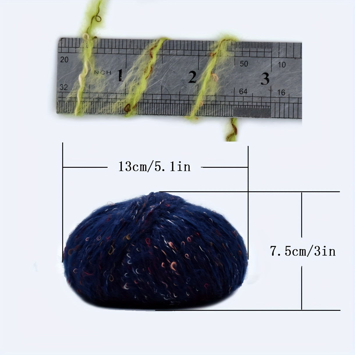 1pc Mohair Yarn Fine Good Yarn Crochet Plush Hand Knitting Thread