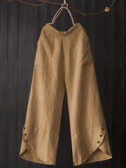  High Rise Wide Leg Pants