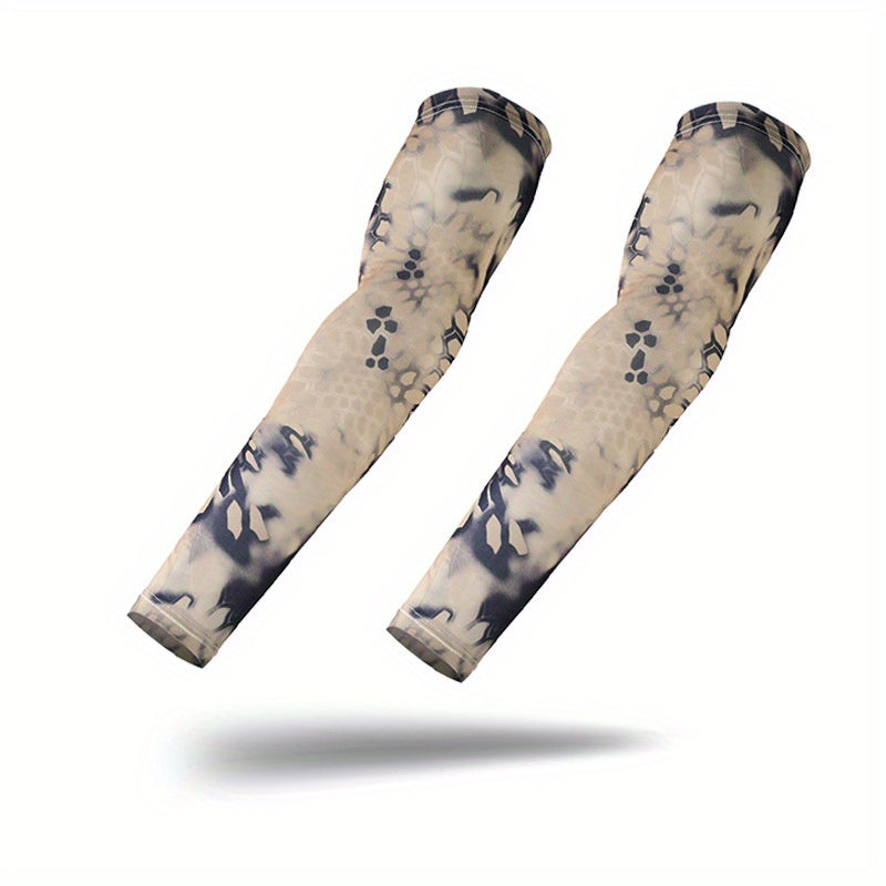 Camouflage Arm Guard Ice Sleeves Outdoor Cycling Arm Protection