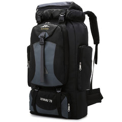 Large Capacity Hiking Backpack - Camping Outdoor Mountaineering Bag