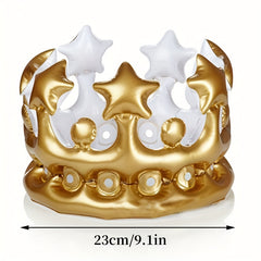 1 Pc Inflatable Crown Birthday Party Hat