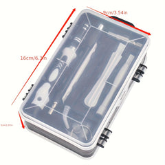 115 in 1 Tool Box Hardware Set with Screwdriver, Magnetizer & Suction Cup