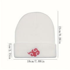 Embroidered Knitted Wool Hat for Men and Women
