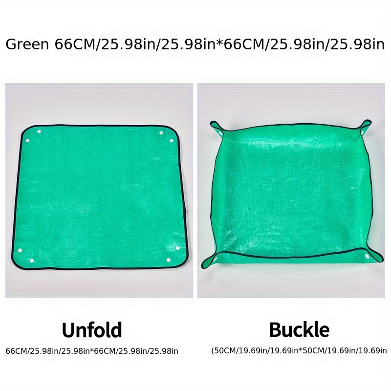 50 Waterproof Gardening Planting Mat PE Plant Repotting Foldable Pad