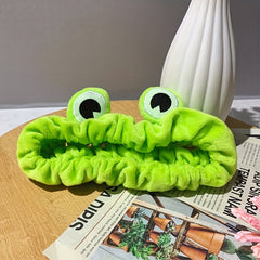 1pc Frog Cartoon Hairband Women's Face Headband Hairband