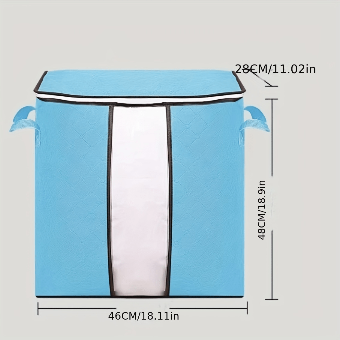 Large Capacity Storage Bag Dustproof Foldable Luggage Bag With Zipper