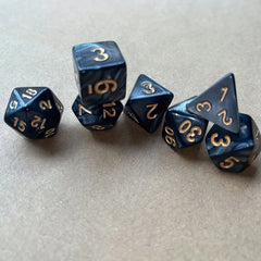 7pcs Faceted Dice Board Game TRPG Running Group Game Accessories
