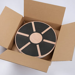 Wooden Wobble Balance Board for Core Training Exercise