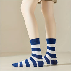 10 Pairs Letter Print Sports Socks for Women