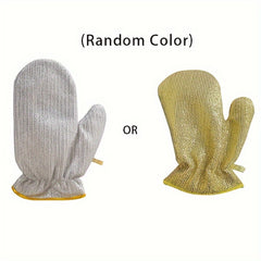2pcs Brush Pot Washing Gloves Kitchen Cleaning Artifact