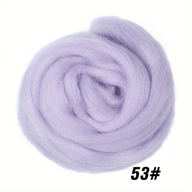 11lb 50g Felting Wool Roving DIY Supplies For Wool Felting Beginner