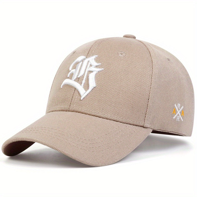Goth B Embroidery Baseball Cap Casual Sports Hat Unisex Dad Hats