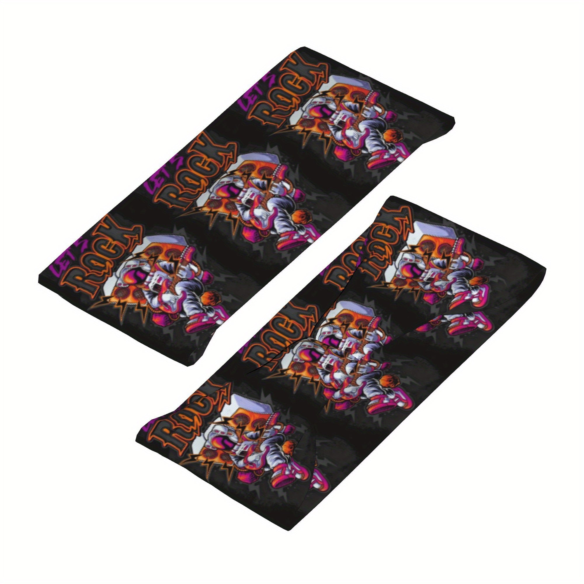Astronaut Rocker Headband Sweat Wicking Stretchy Polyester