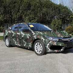 Digital Army Green Camouflage Car Wrap Foil Military Pixel Car Sticker Decal