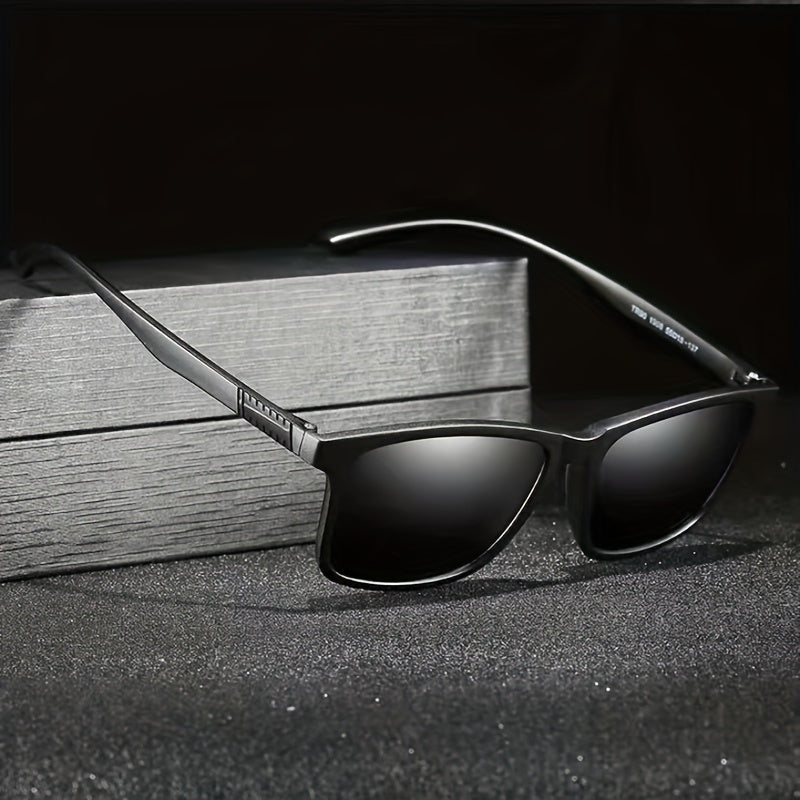 Men's Polarized Sunglasses UV400 Sun Protection TR90 Driving Outdoor Riding