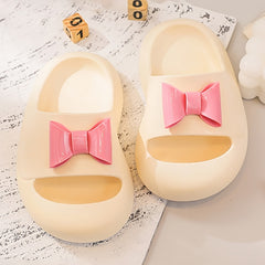 Girls Bowknot Slippers Non Slip Lightweight for Indoor Shower Pool