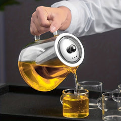 Heat Resistant Glass Teapot Thickened Filter Liner Teapot 550ml