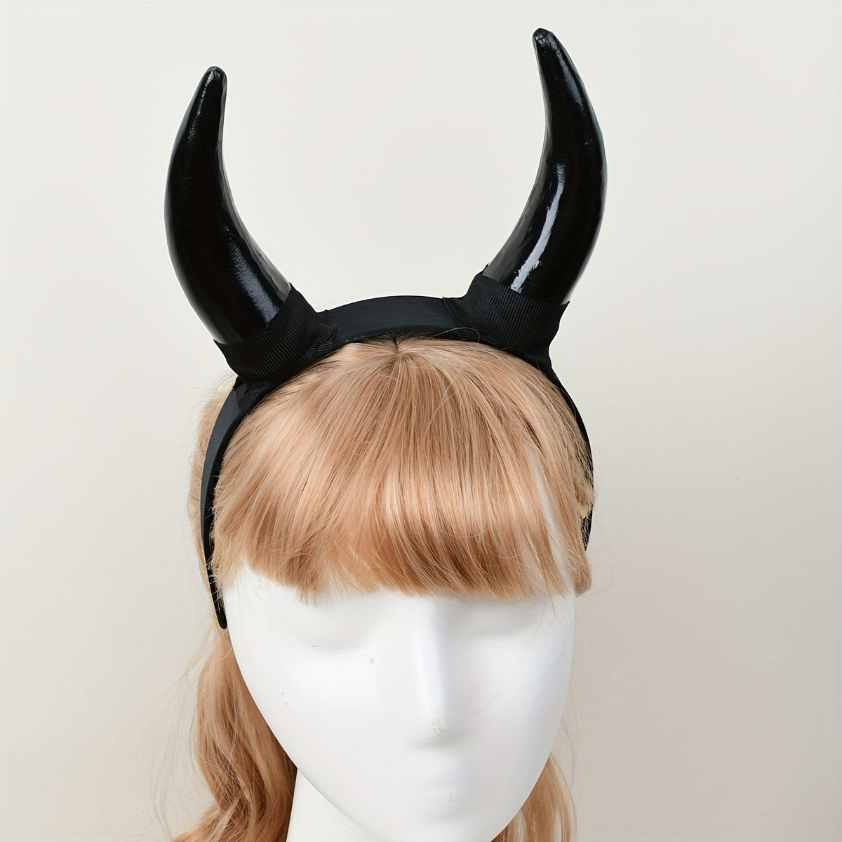 Horn Head & Halloween Party Dress-Up Devil Satan Headgear