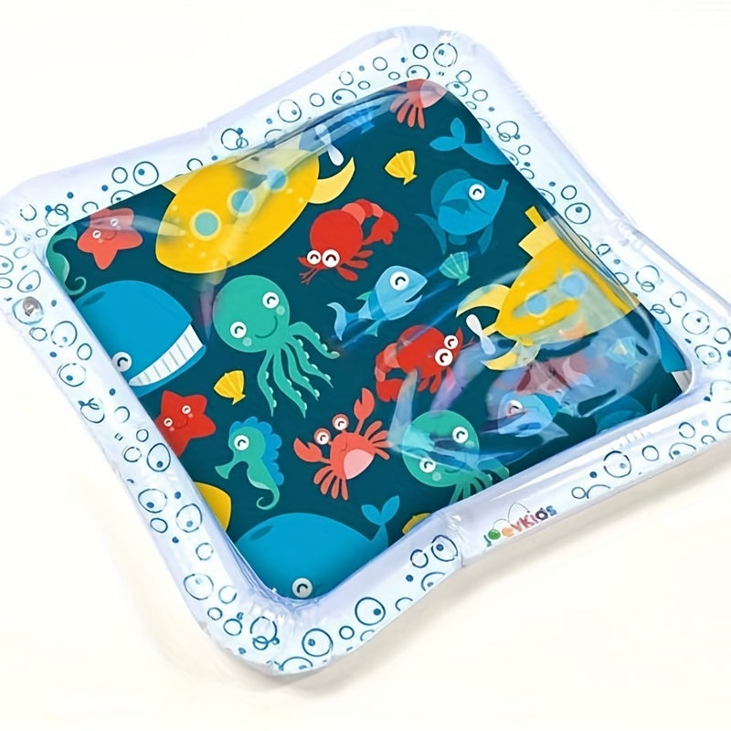Square Baby Water Mat for Tummy Time Fun