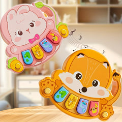 Interactive Animal Baby Piano Toy with Colorful Keys & Characters Touch & Teach