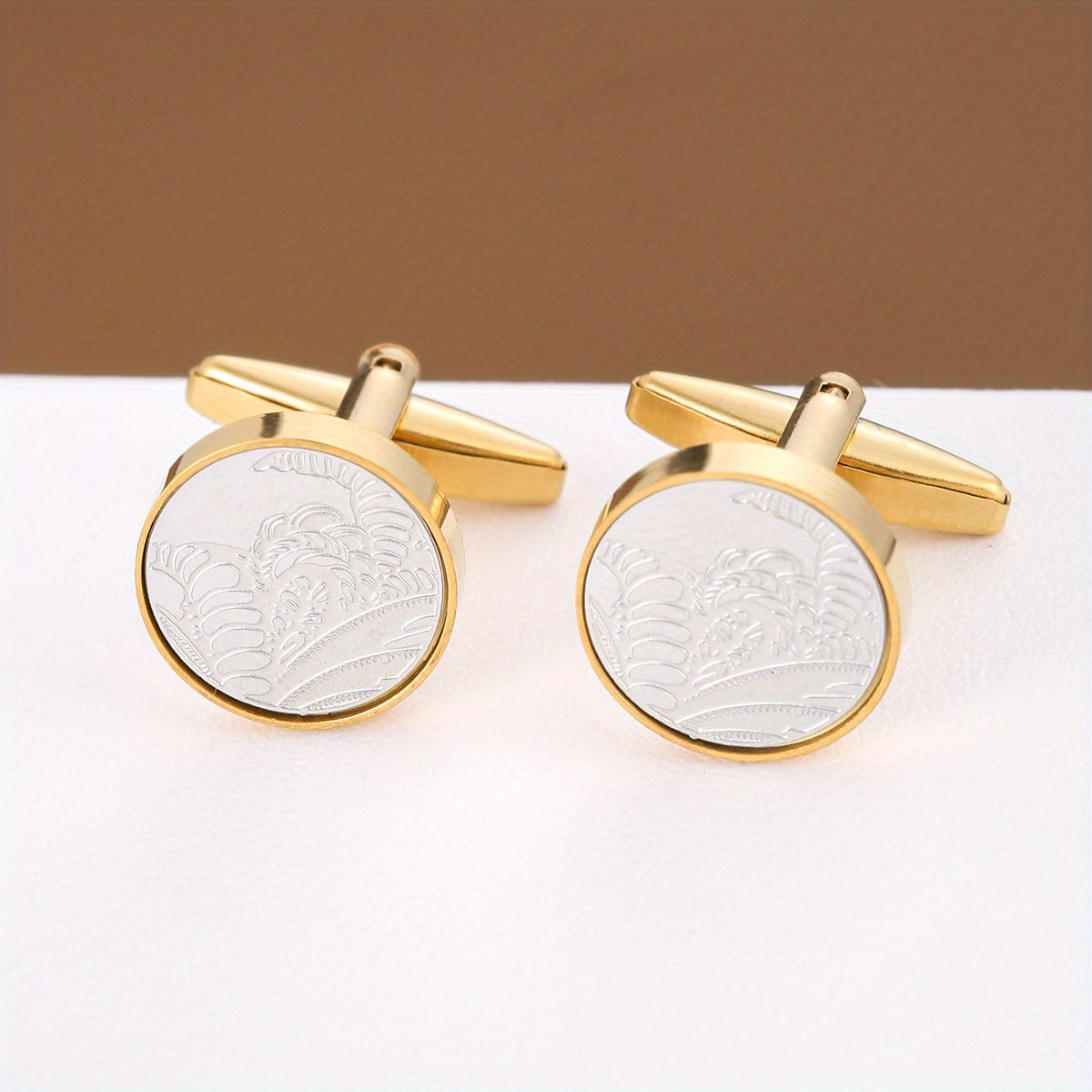 Shirt Round Cufflinks Business Buttons For Men And Women