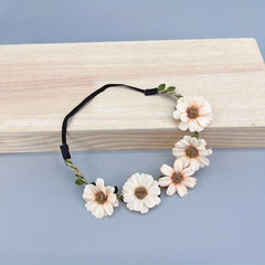 Boho Flower Wreath Hair Band Sweet Garland for Women Girls