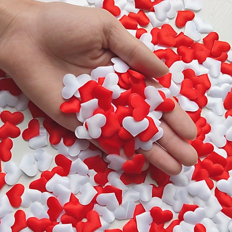 100 Red Heart Shape Confetti Wedding Valentines Party Decor