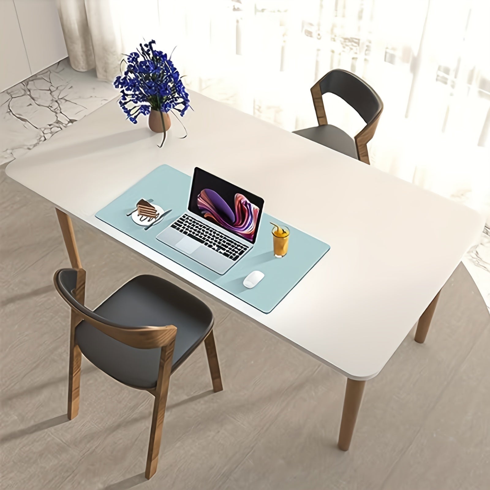 Desk Pad Protective Mouse Pad Anti slip PU Leather Engraving Machine Pad