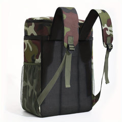 22L Camo Backpack w/ Cooler, Outdoor Gear for Camping, Fishing, Picnics