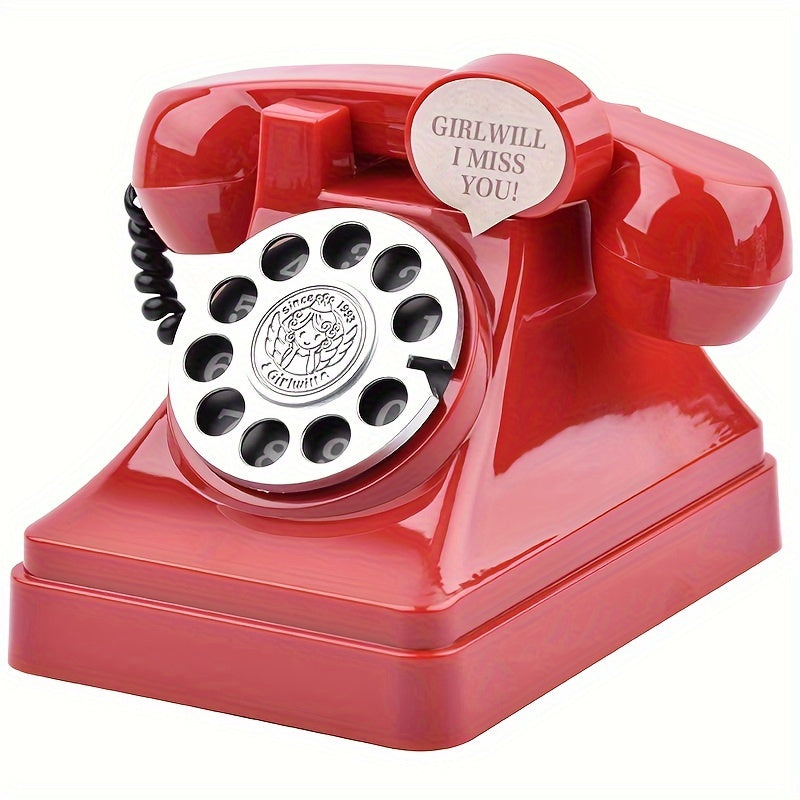 Pink Piggy Bank Telephone for Photography Props or Room Decor