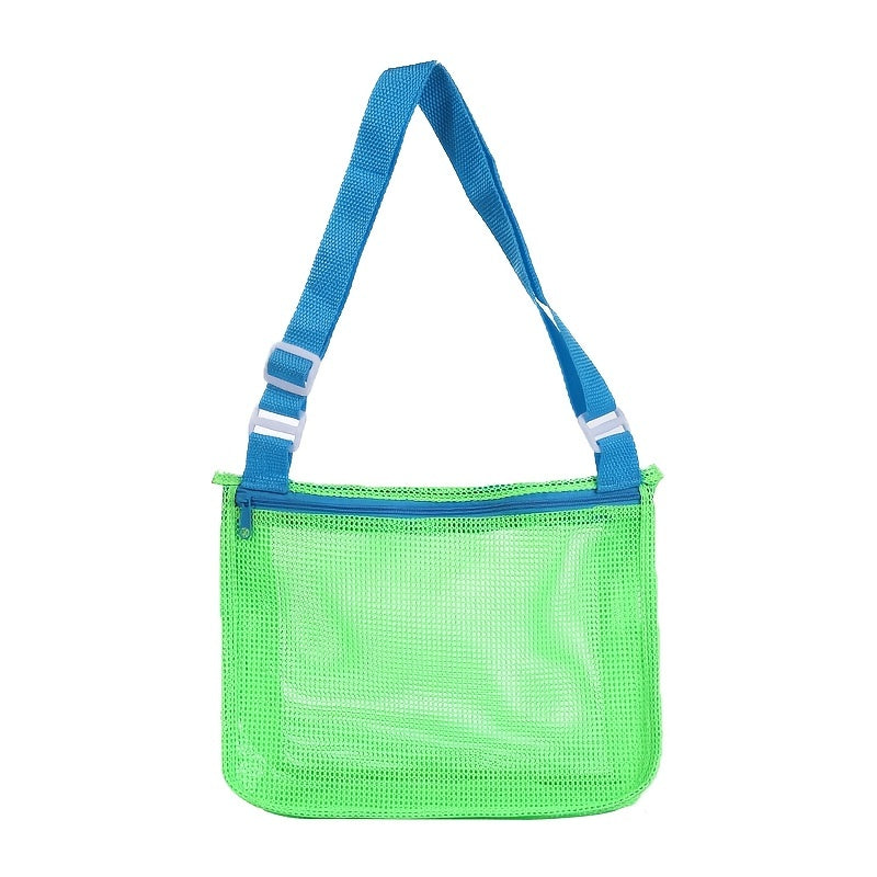 Children's Toy Storage Bag Hollow Seeable Beach Shoulder Bag