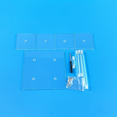 4 Tier Acrylic Display Stand for Figures Collectibles Toys Dolls