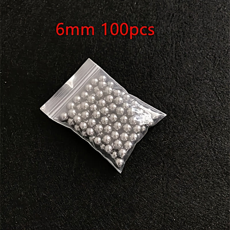 100pcs 5mm & 6mm Carbon Steel Beads for Bicycle Bearings