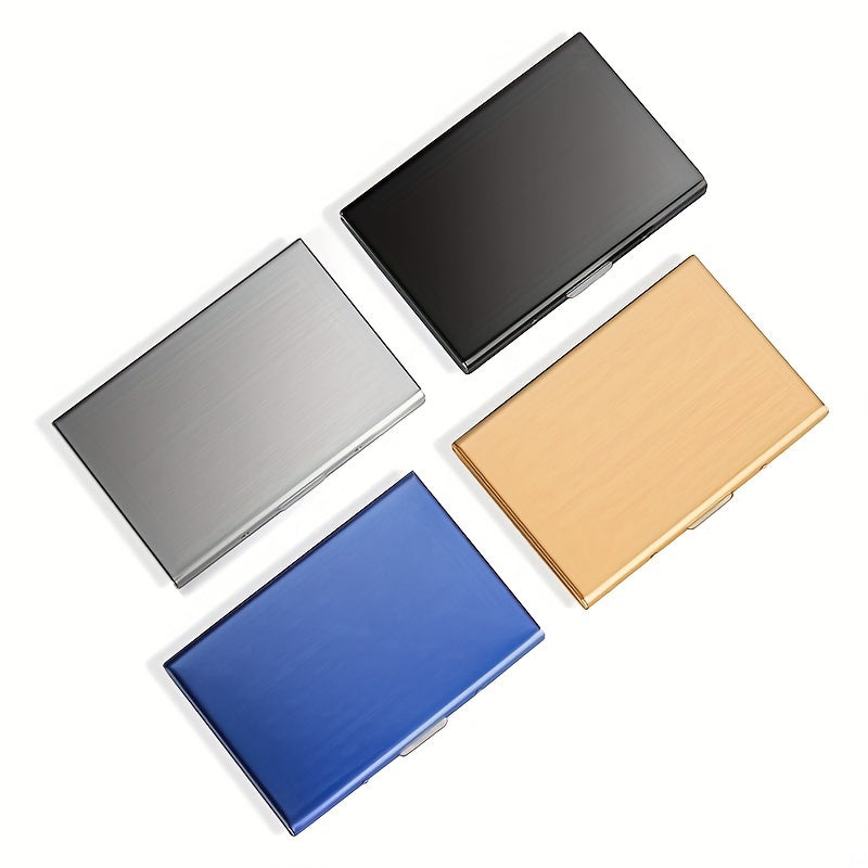 Men's RFID Blocking Business Card Holder Stainless Steel Credit Card Holder