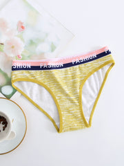 6pcs Cotton Sports Briefs Pack Women's Panties & Lingerie