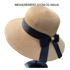Ribbon Bowknot Bucket Hat UV Protection Sun Hats