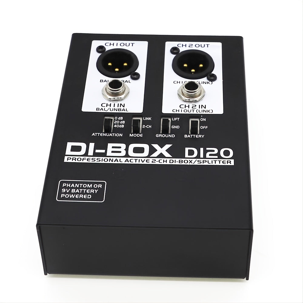 Professional DI BOX Splitter for Guitar