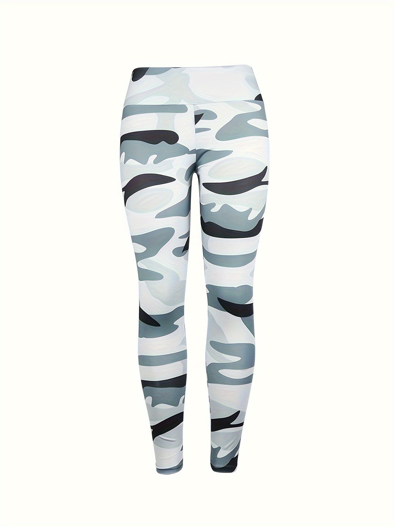 Camouflage Pattern Yoga Leggings High Stretch Fitness Pants
